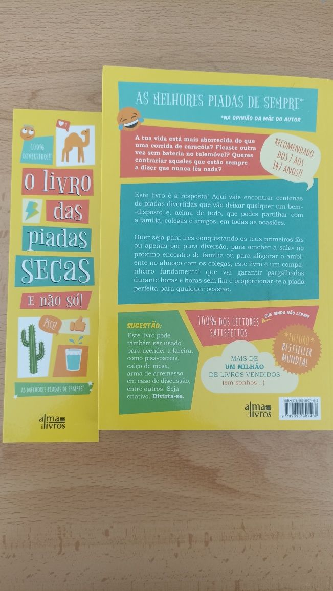 Livro de piadas secas