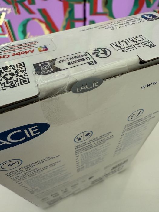 SSD !!! ЗОВНІШНІЙ накопичувач LaCie Rugged Mini SSD 2TB (STMF2000400)