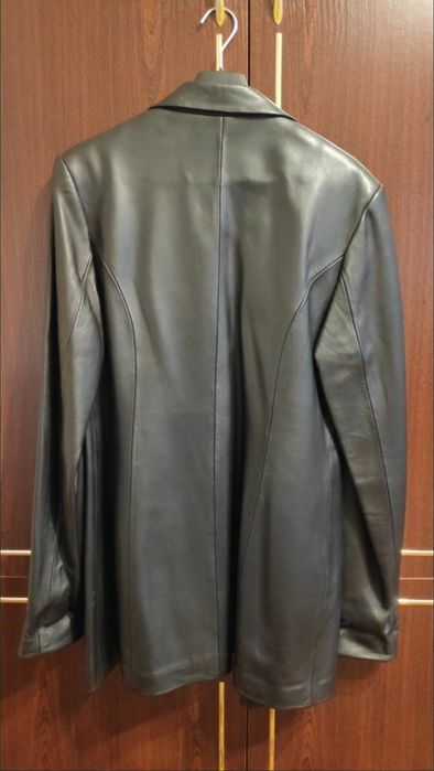 Женский кожаный пиджак 2 xl