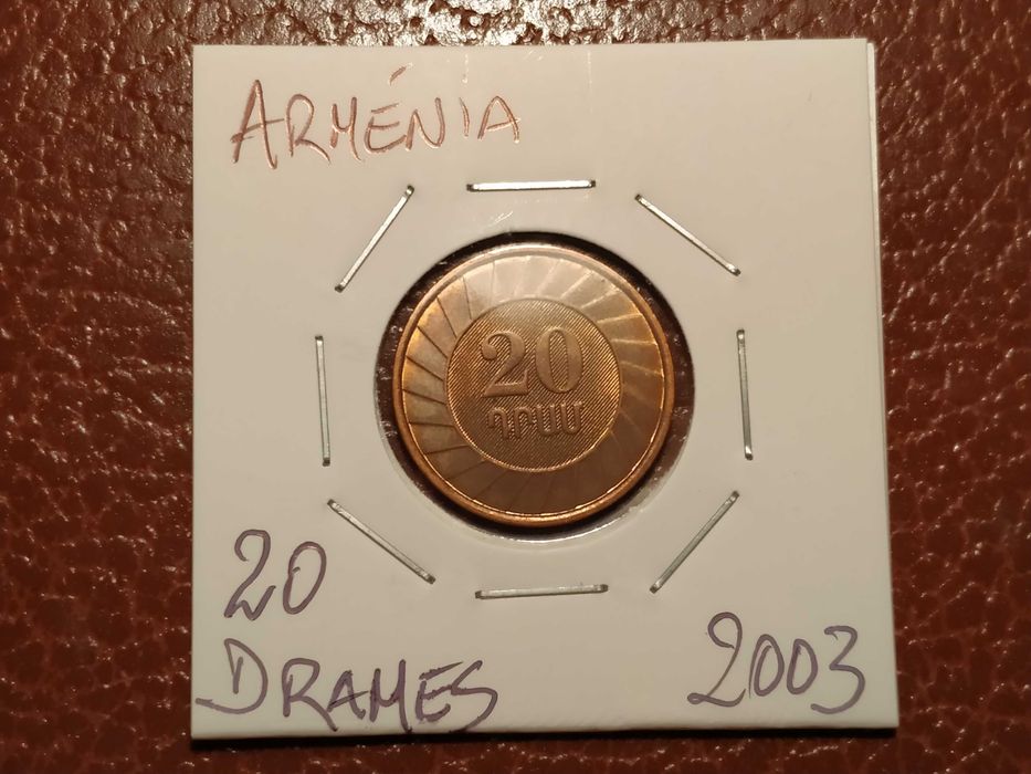 587 Arménia moeda de 20 drames de 2003