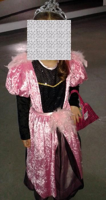 Vestido de princesa, 5-8 anos, Carnaval