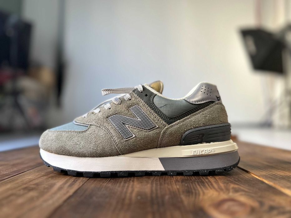 Топ продаж! Мужские кроссовки New Balance 574 Stone Island (арт. 1979)