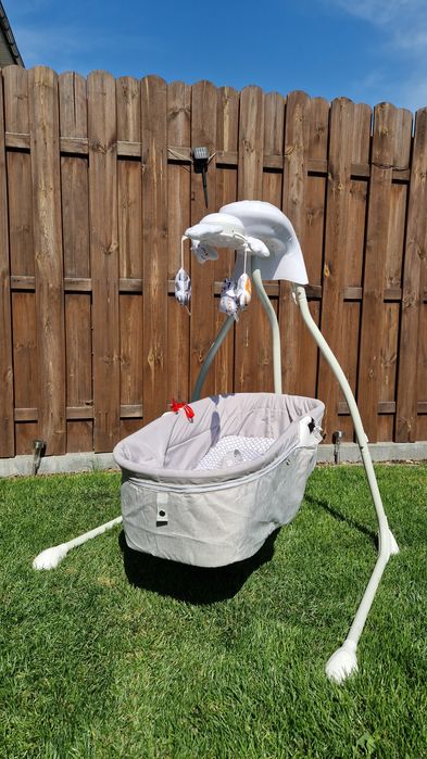 Leżaczek bujaczek LIONELO HENNY 3w1 Bujane Łóżeczko Kołyska huśtawka