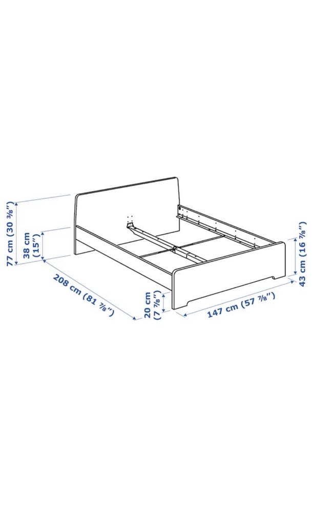 Cama de casal ASKVOLL