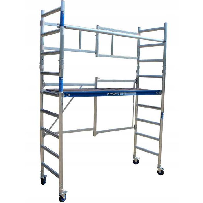 Aluminiowy rusztowanie wózek jezdny. 3,8 m wysokości