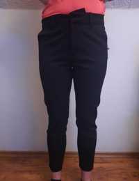 Spodnie chinosy eleganckie chinos wizytowe czarne Pulz Jeans 36 S