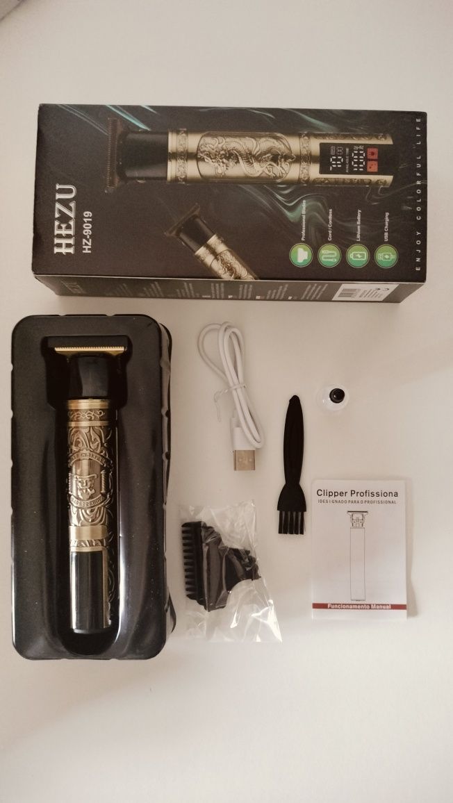Máquina profissional de cortar e barbear