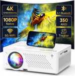 Projektor filmowy Puxinat 4K 1080P 5G WiFi Bluetooth 15000L ekran 300