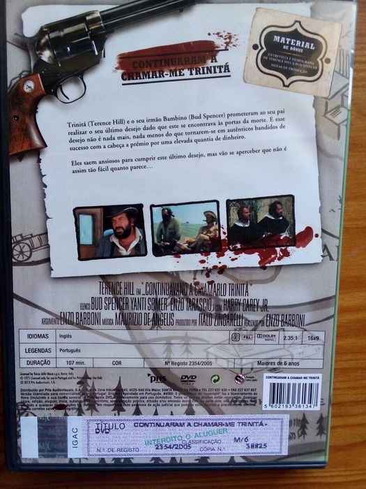 Continuaram a Chamar-me Trinitá - Terence Hill / Bud Spencer