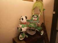 Rower Panda z pchaczem