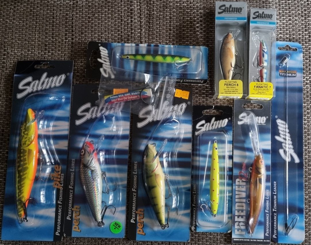 Salmo Perch,Pike,Slim,Fanatic,Freediver, Brelok , Przypon Tytanowy