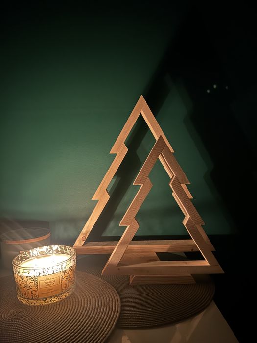 Choinki drewniane nowe