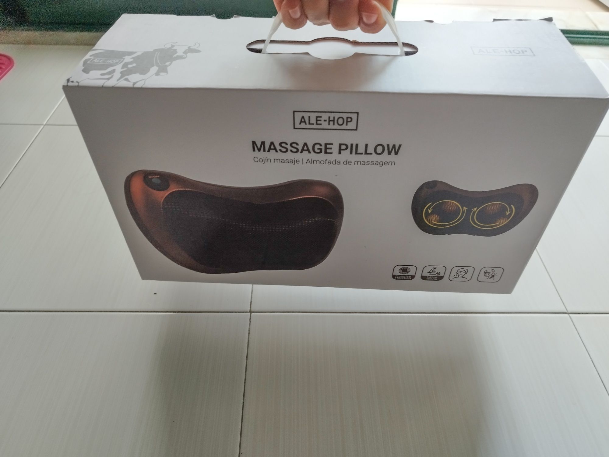 Almofada de massagem nova