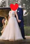 Suknia ślubna Relevance Bridal- Ramone ecri-beż z krynoliną 38/40