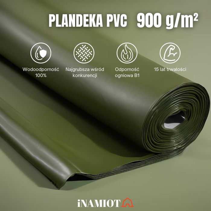 Zadaszenie Kontenerowe na Blokach Lego 8x12, zadaszenie boksów, PVC900