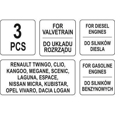 Blokada Rozrządu Renault 1.2 1.4 1.6 1.8 2.0 1.5