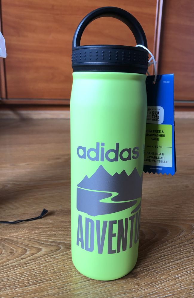 Termos bidon Adidas Originals 800ml metal pistacjowy VITKAC