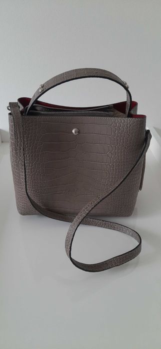 Torebka z imitacją skóry węża Toscanio