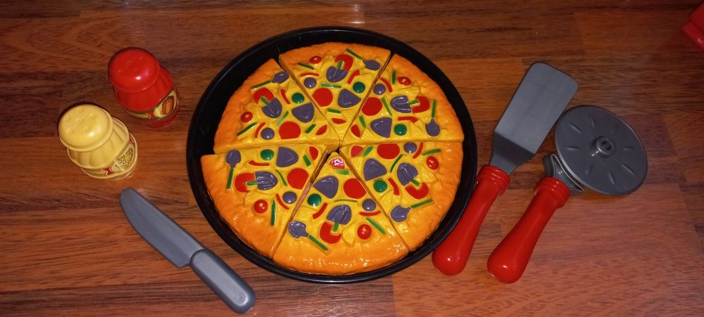 ELC набір піцца з аксесуарами монтессорі
