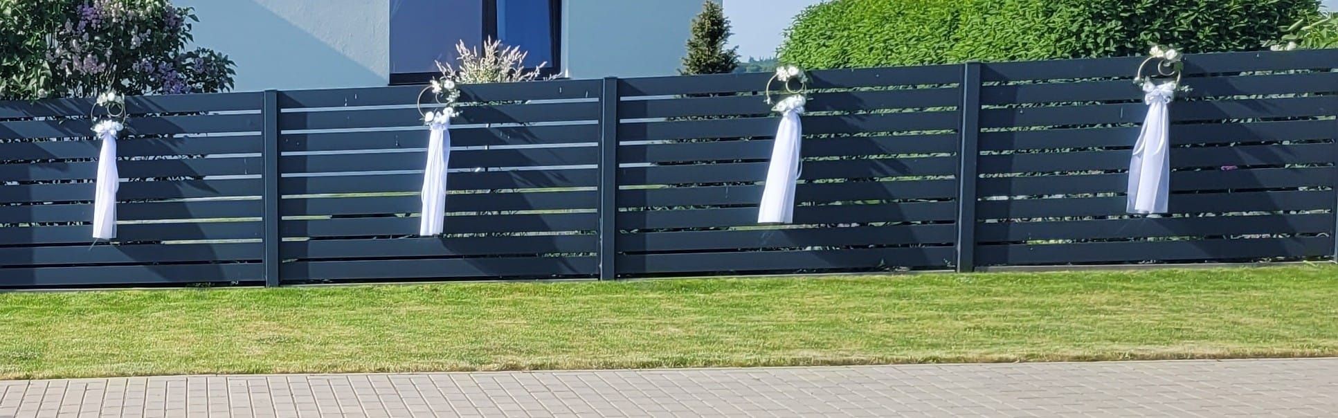 Ozdoba na ślub koła