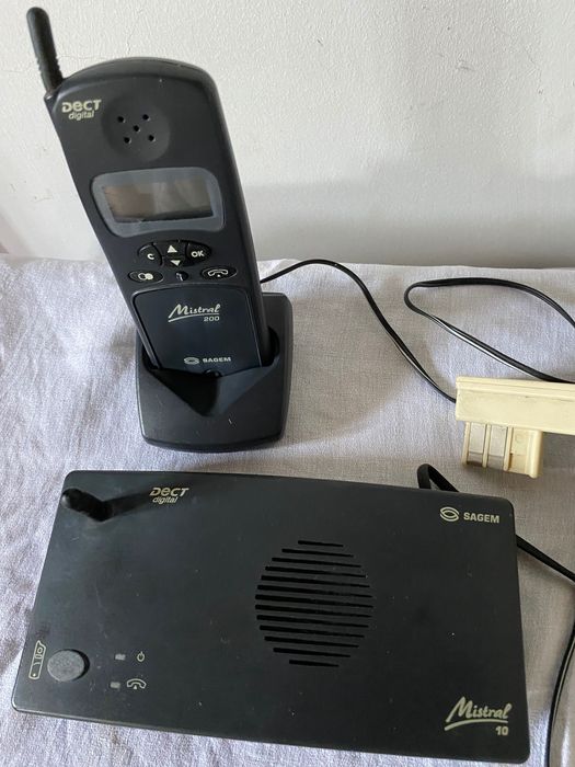 Telefone de mesa vintage