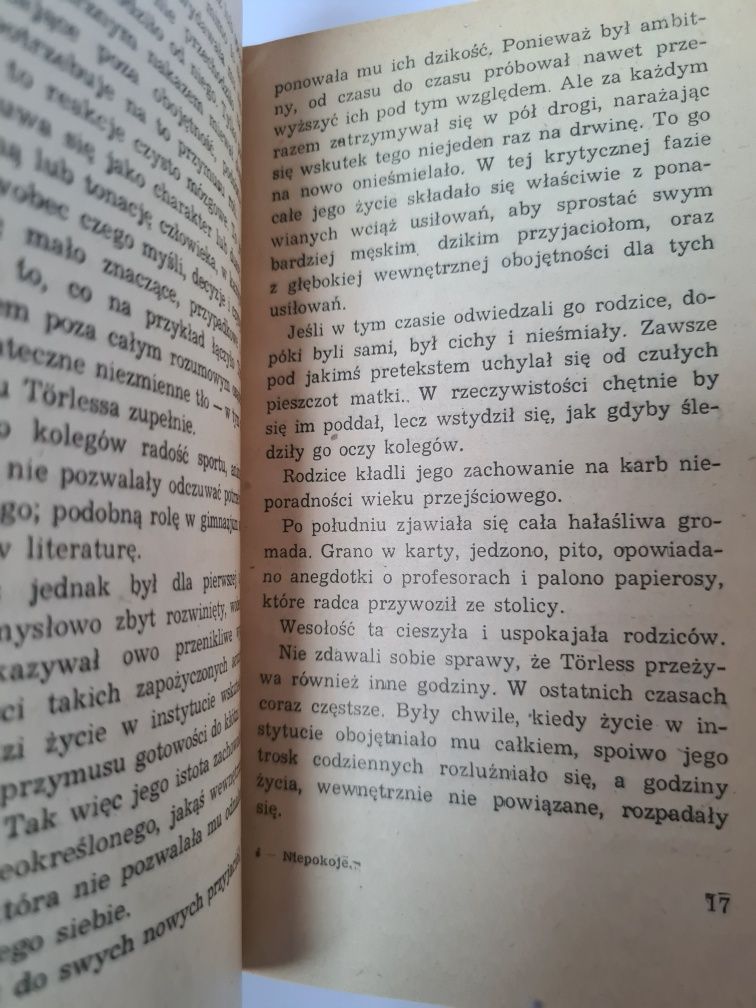 Niepokoje wychowanka Törlessa - Robert Musil