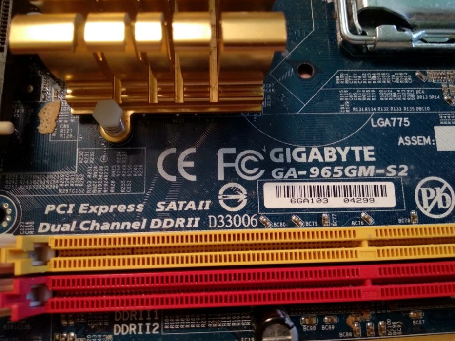 Części komputerowe - stan nieznany - gigabyte ga-965gm-s2. sl9tb, inne