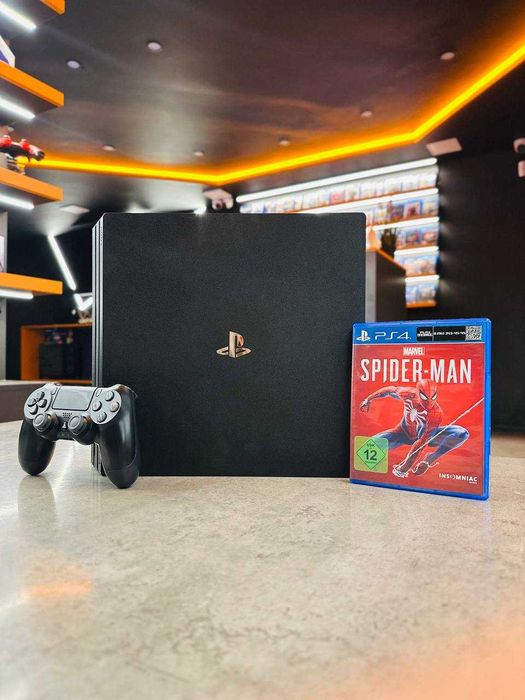 Sony PlayStation 4 Pro 72xx 1tb + гра Spider-Man в подарунок!