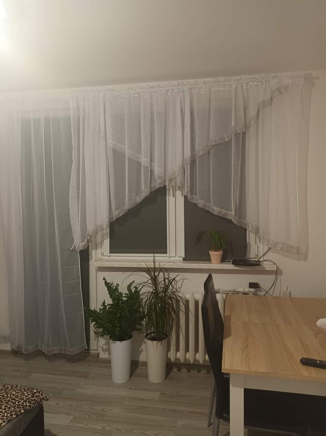 Komplet firan na okno balkonowe
