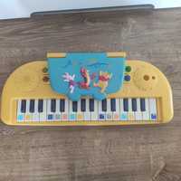 Pianino keyboard zabawka interaktywna Kubuś Puchatek po niemiecku