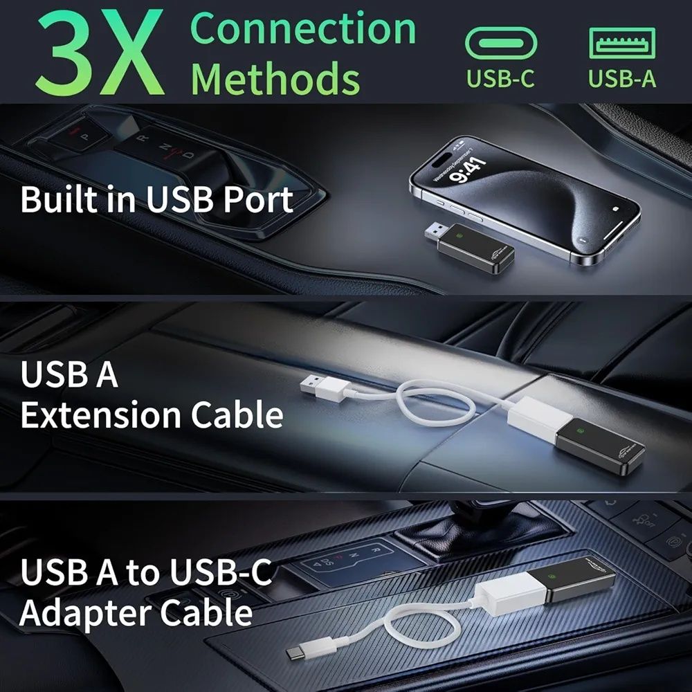 Bezprzewodowy adapter CarPlay WiFi Plug i Play