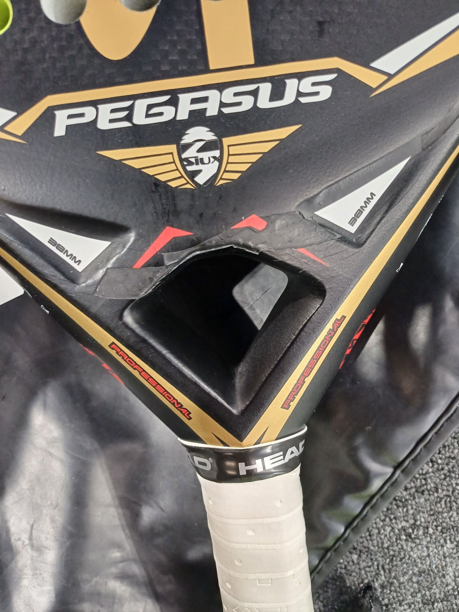 Raquete Padel Siux Pegasus Oro Usada