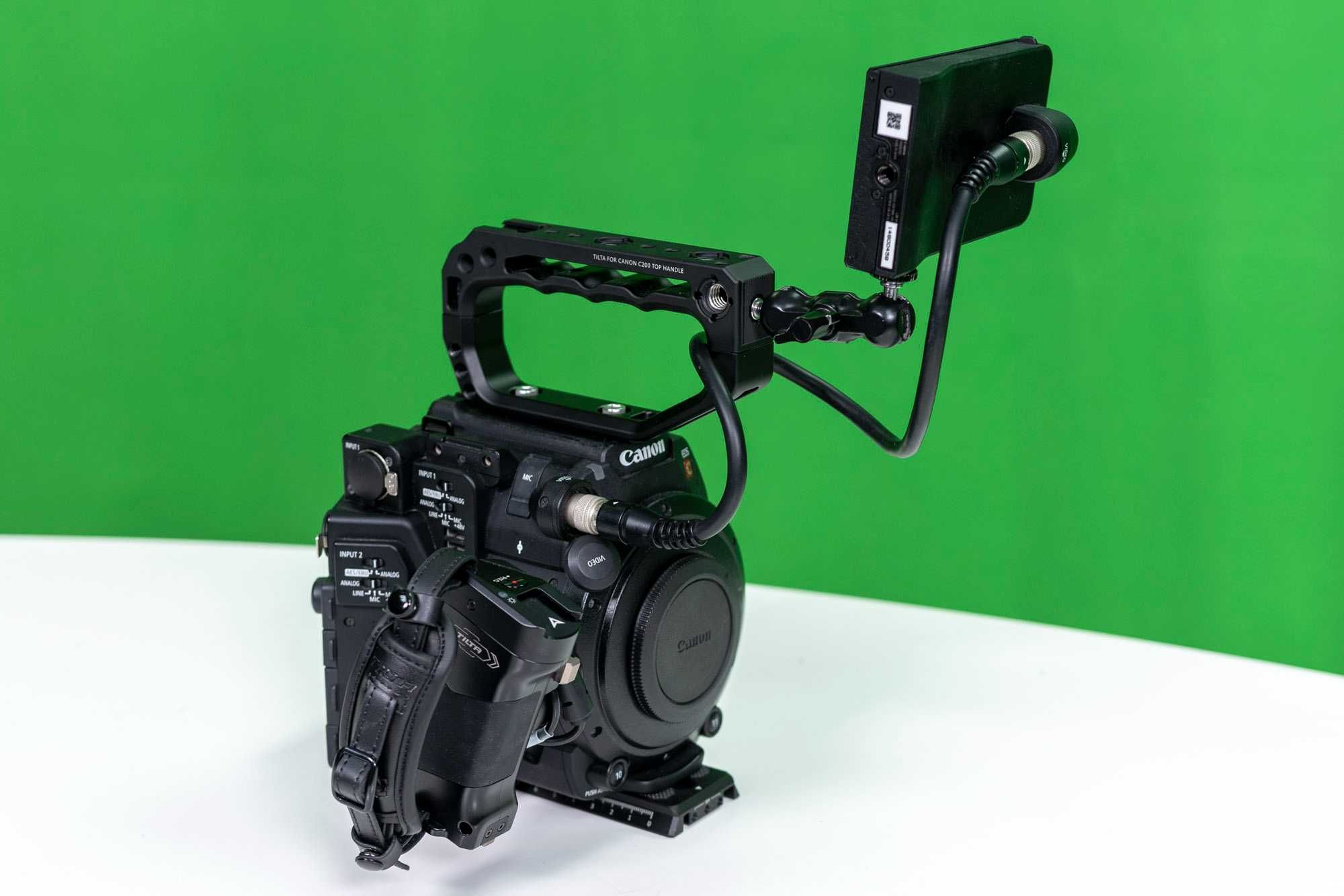 kamera filmowa CANON EOS C200b Tilta handle Raw 4k 50p mxf