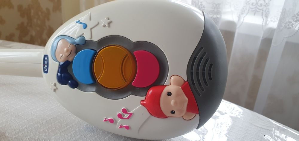 Іграшка мобіль Сhicco карусель для колиски, ліжка дитячого