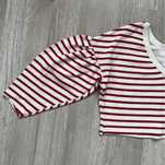блуза укороченый топ кофта в полоску бершка bershka