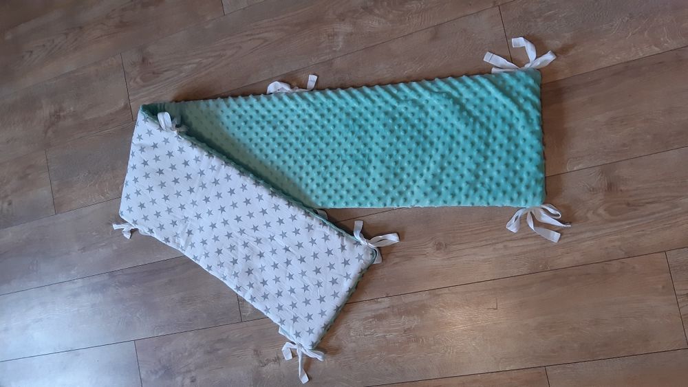 Ochraniacz do łóżeczka 100% oryginalne minky kocyk poduszka motylek