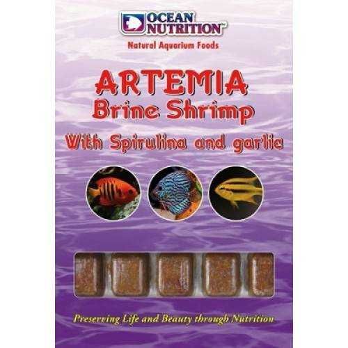 Pokarm mrożony Ocean Nutrition Artemia+spirulina+czosnek morskie