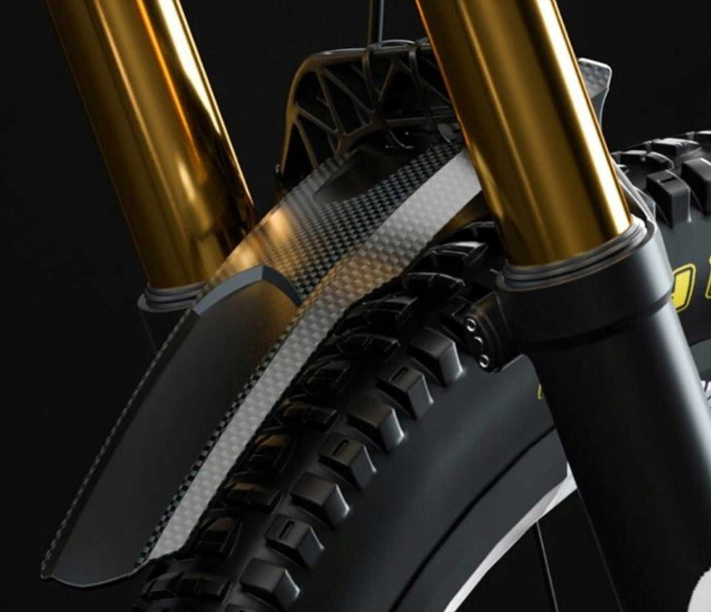 Zestaw Błotnik Rowerowy Przód Tył 20-29 Mud Guard 6 Opasek Zaciskowych