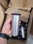 stopka meblowa noga chrom satyna z gwintem M8 fi50 H110 H140mm oddam
