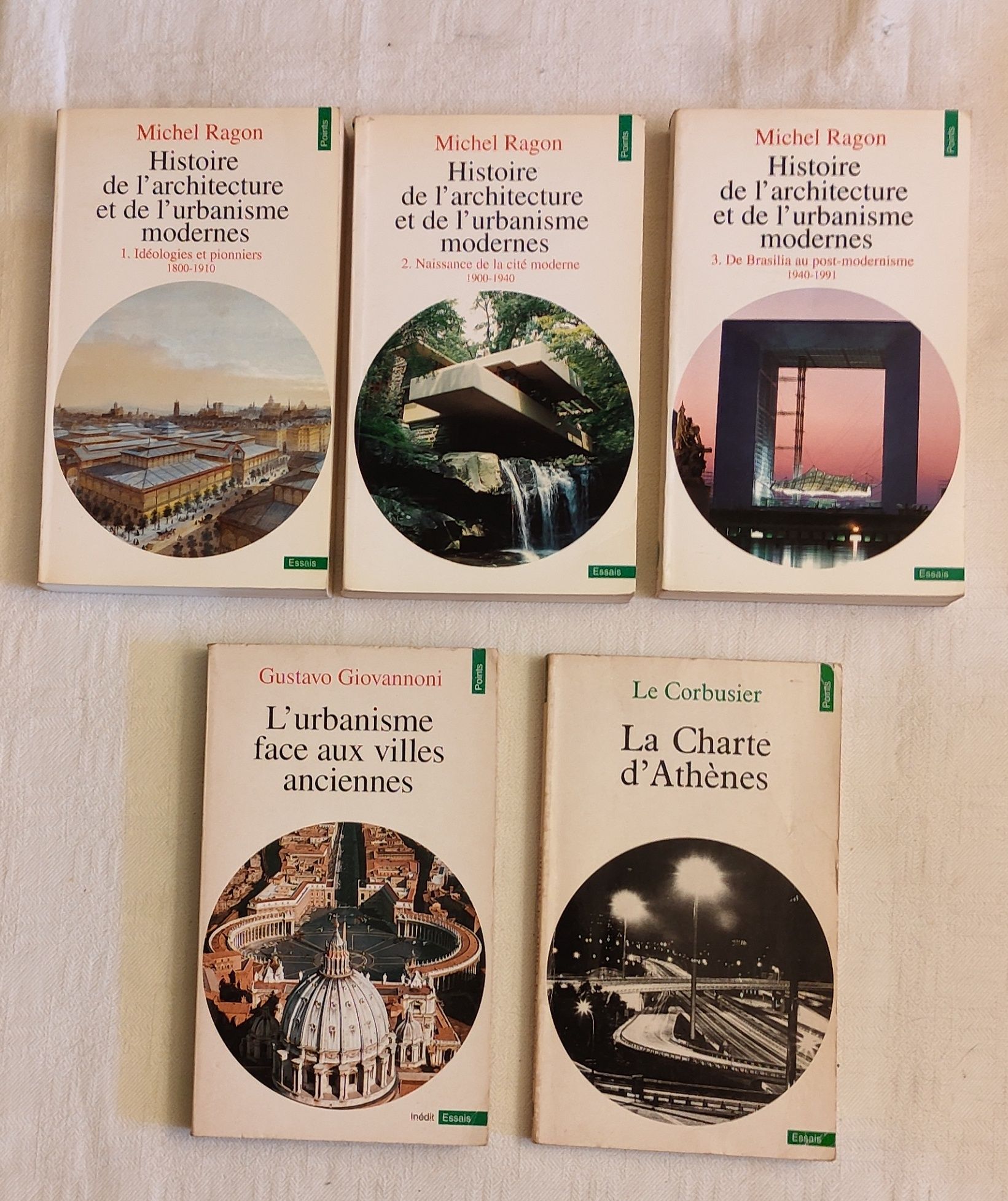Livros em francês Arquitetura - Michel Ragon, Le Corbusier