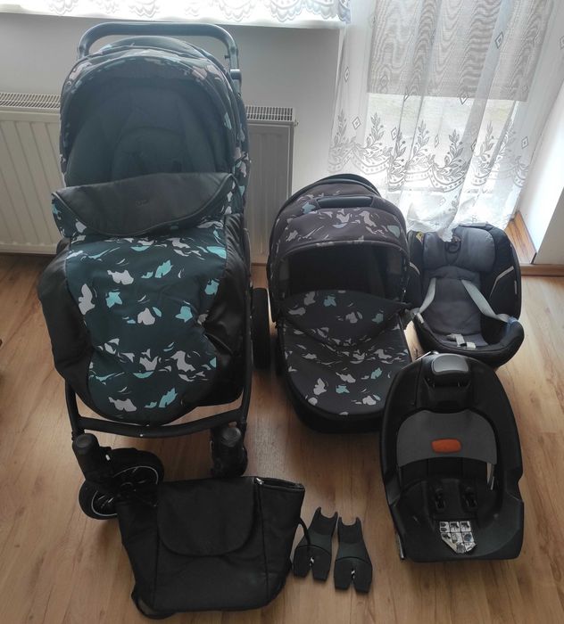 Sprzedam wózek Anex sport wraz z bazą i fotelikiem cybex