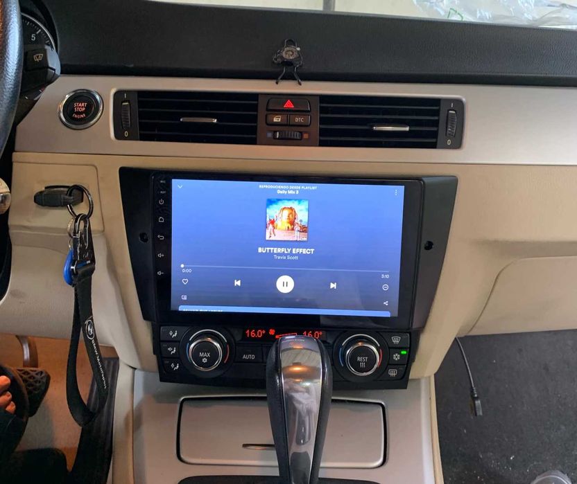 Rádio 2DIN 9" [4+32GB] • BMW Serie 3 • E90 E91 E92 E93 • Android 320