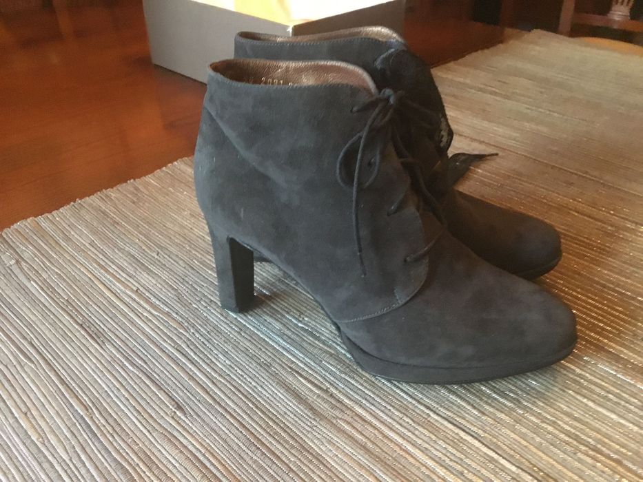 Botki sznurowane na obcasie Peter Kaiser