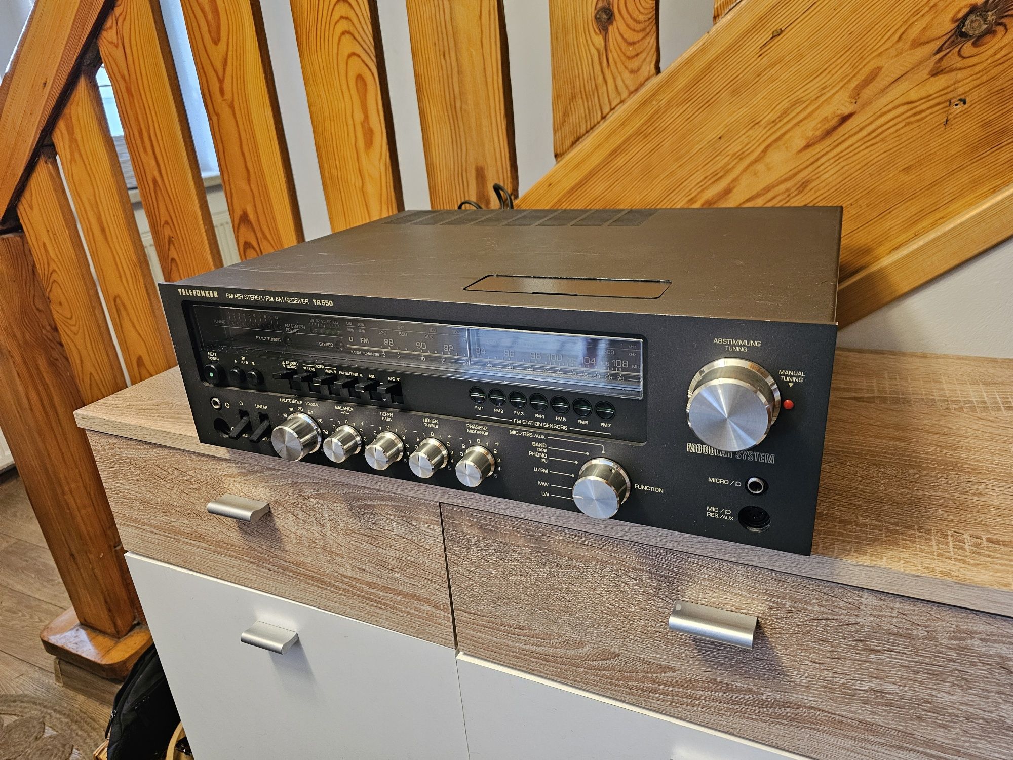 Amplituner Telefunken TR 550 piękny Stan