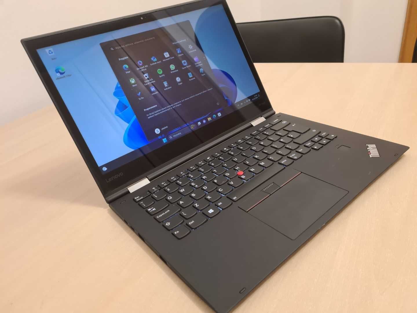 dotykowy Lenovo i5 z rysikiem / 16GB ram / USB-C / SSD