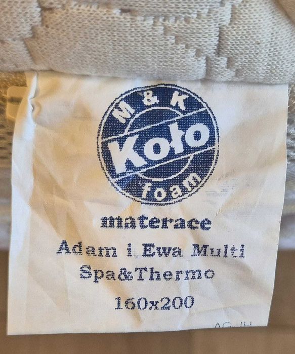 Materac Adam i Ewa Multi 160x200 plus ochraniacz gratis