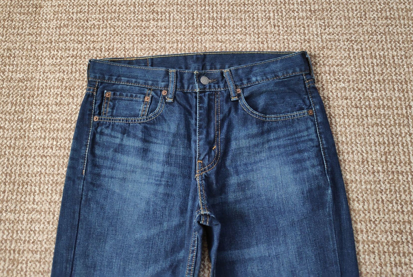 LEVI'S 511 джинсы Оригинал W32 L32 синие slim fit лівайс