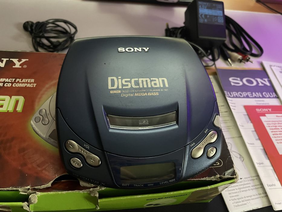 Sony Discman D-191 CD-плеєр, повний комплект!