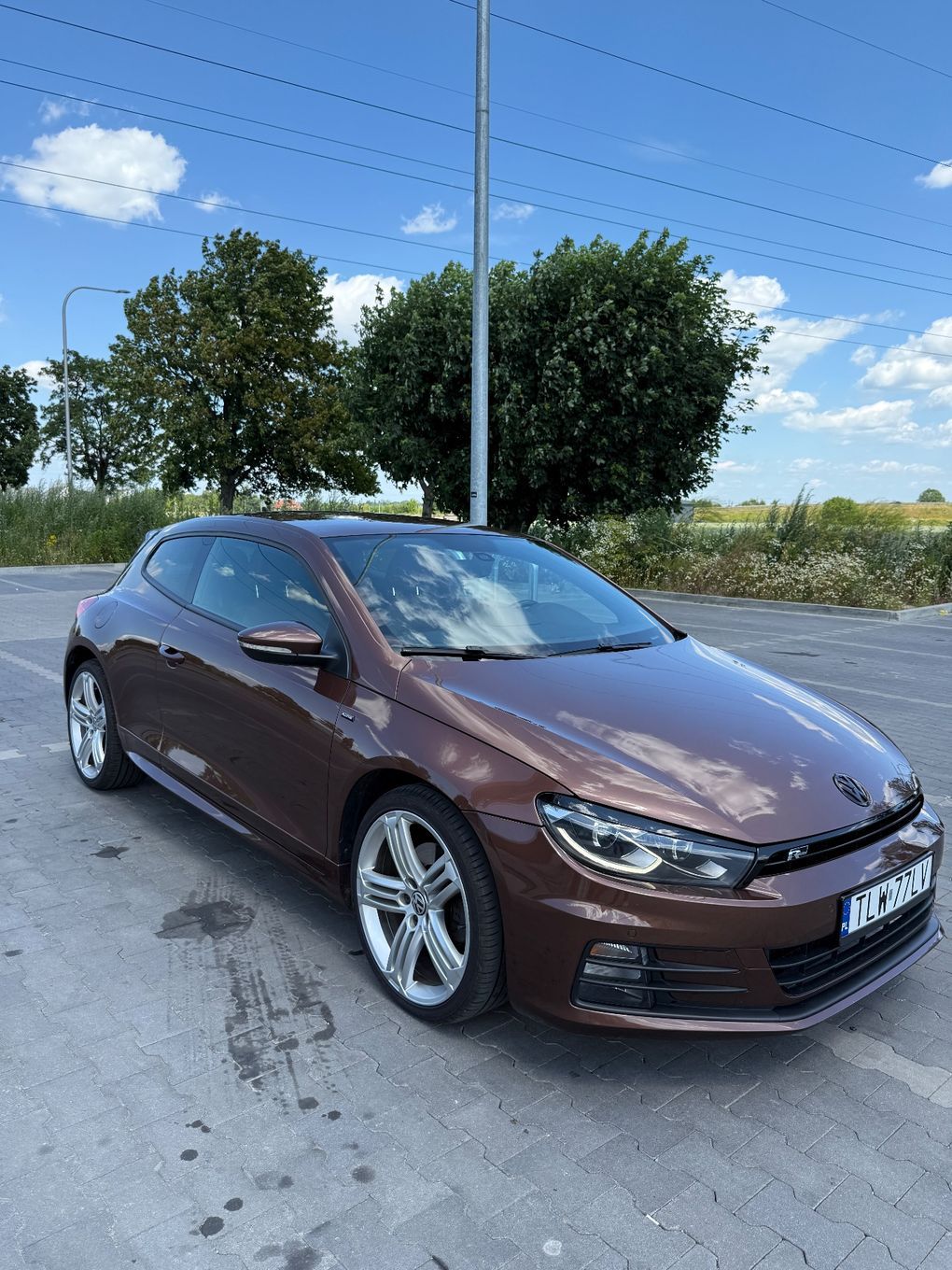 Volkswagen Scirocco Volkswagen Scirocco 2.0 TSI 2017 R-Line DSG Dynaudio Rzadki kolor