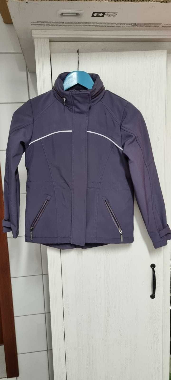 Kurtka  jeździecka softshell do jazdy konnej TCM  rozmiar 134/140